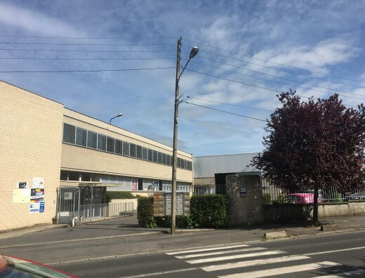 Senlis - Location bureaux 906m - vue de la rue Prunus Feuillu